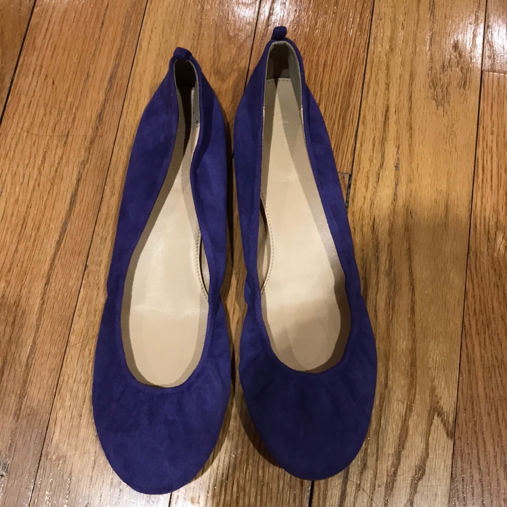 J.Crew Cece Suede Flats Sz 9 (New w/o shoebox)